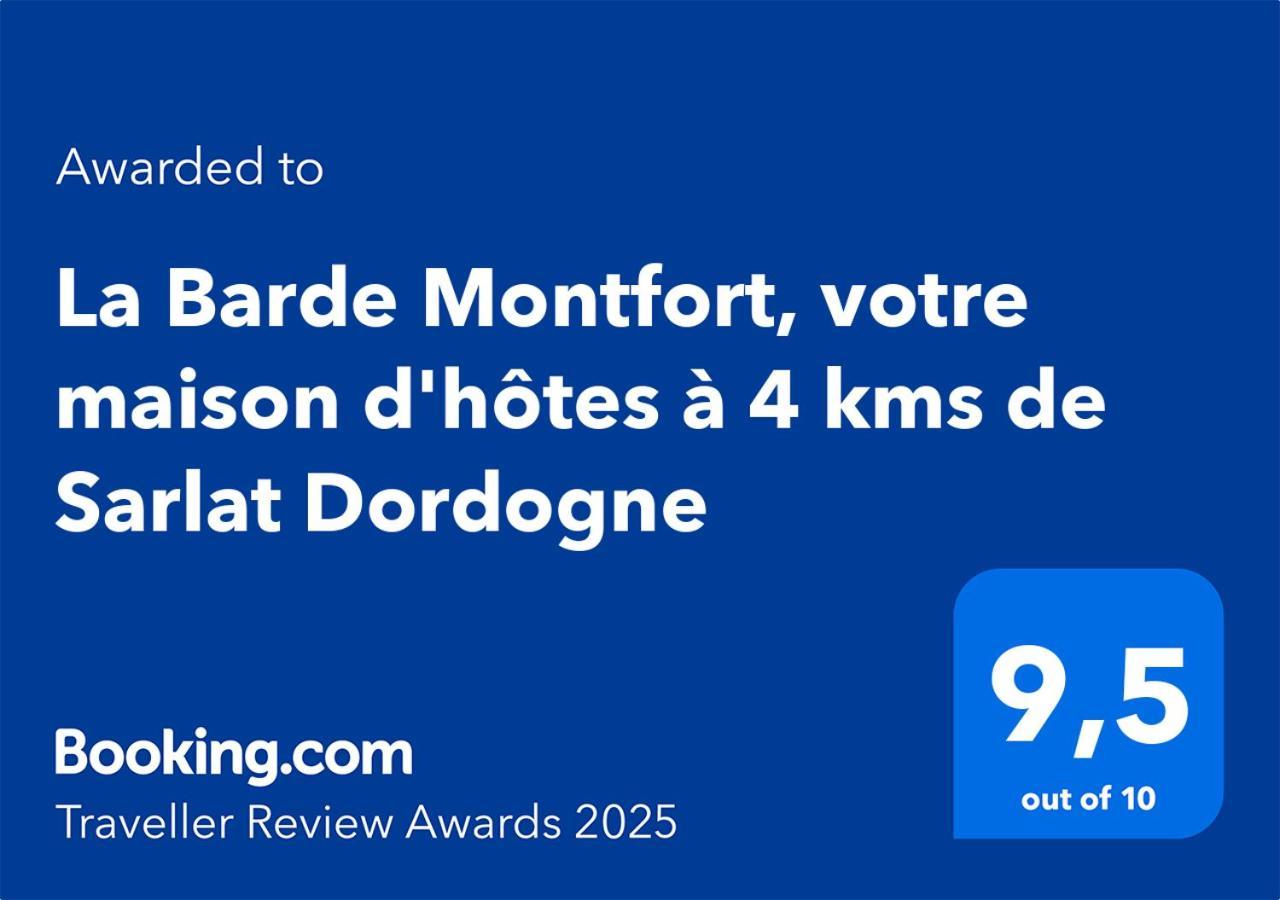 La Barde Montfort, Votre Maison D'Hotes A 4 Kms De Sarlat Dordogne Vitrac  Zewnętrze zdjęcie